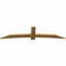 Ekena Millwork Bellingham Rough Sawn Timber Gable Bracket, Western Red Cedar, 96"W x 24"H x 2"D x 6"F, 6/12 Pitch GBW096X24X0206BEL00RWR - alternate 2